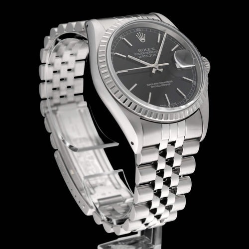 Montre Rolex Datejust 16220 - Montre automatique en acier 58 Facettes ROL/DJ1/1324