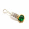 Boucles d'oreilles Boucles d’oreilles vintage en or jaune et blanc 18 carats, émeraudes et diamants 58 Facettes BVP-BDO-0043