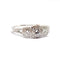 Bague 56 Bague trilogie diamants en or blanc 18 carats 58 Facettes BVP-BAG-0049