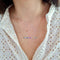 Collier Collier barrette en or rose 18 carats saphirs multicolores et diamants 58 Facettes BVP-COL-0066
