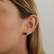 Boucles d'oreilles Boucles d’oreilles en or jaune 18 carats et topazes London Blue 58 Facettes BVP-BDO-0078