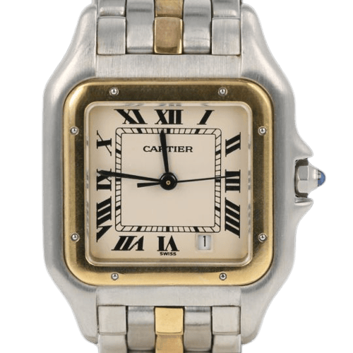 Cartier Panthère - Montre en or jaune et acier