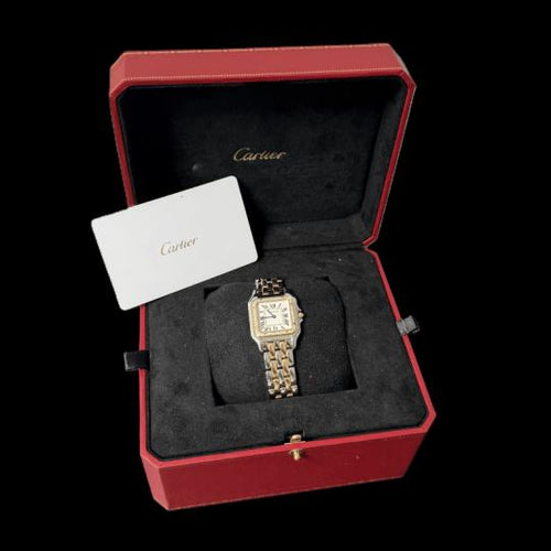 Cartier Panthère - Montre GM en or rose et acier 58 Facettes MT48036