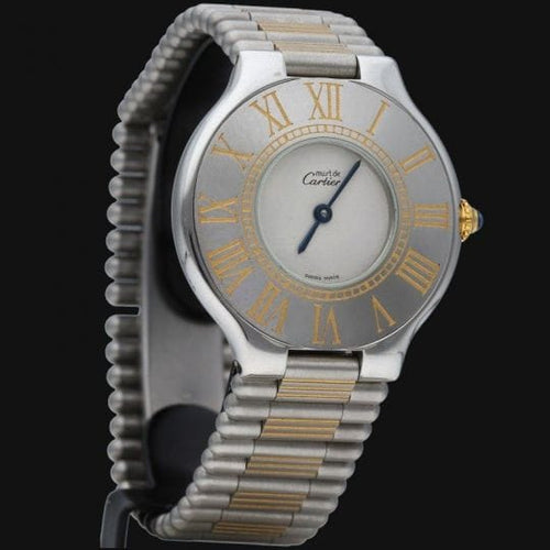 Cartier Must 21 - Montre en or jaune et acier 58 Facettes MT48047