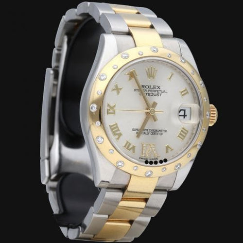 Rolex Lady-Datejust - Montre 31 mm en or jaune 18K, acier et diamants 58 Facettes MT48037