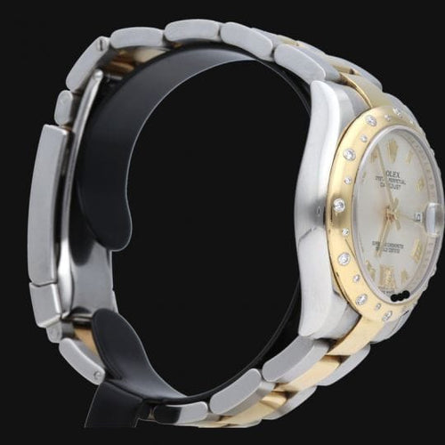 Rolex Lady-Datejust - Montre 31 mm en or jaune 18K, acier et diamants 58 Facettes MT48037