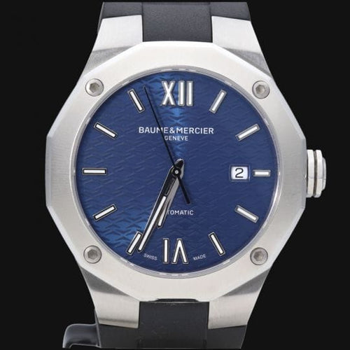Baume & Mercier Riviera - Montre automatique en acier 58 Facettes MT48034