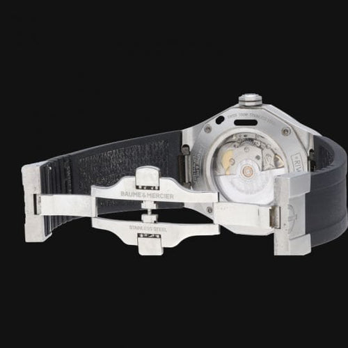 Baume & Mercier Riviera - Montre automatique en acier 58 Facettes MT48034