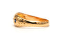 57 Bague Art déco en or jaune 18 ct, diamant et saphirs 58 Facettes B832