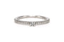 48 Bague contemporaine en or blanc 18 carats et diamants 0,31 ct 58 Facettes DEP-SAD3