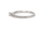 48 Bague contemporaine en or blanc 18 carats et diamants 0,31 ct 58 Facettes DEP-SAD3
