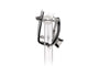 Boucles d'oreilles contemporaines en or blanc 18 carats et diamants 58 Facettes 23783
