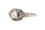 54 Bague Art déco en or blanc et diamants 58 Facettes 23845