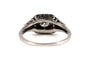 54 Bague Art déco en or blanc et diamants 58 Facettes 23845