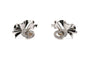 Art déco - Boucles d'oreilles en or blanc et diamants 8/8 58 Facettes 23028