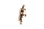 Art Nouveau - Broche en or jaune, camée agate, diamants et perles 58 Facettes 23989