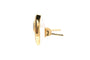 Boucles d'oreilles contemporaines en or jaune, saphirs et diamants 58 Facettes B914