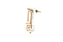 Boucles d'oreilles contemporaines en or jaune 18 carats et perles 58 Facettes 24013