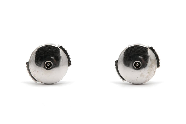Boucles d'oreilles en or blanc 18 carats et topazes 58 Facettes 24010