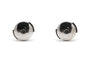 Boucles d'oreilles en or blanc 18 carats et topazes 58 Facettes 24010