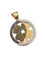 Bvlgari Tondo - Pendentif trèfle en or jaune 18 ct et acier 58 Facettes CV-114