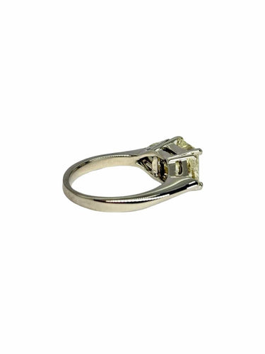 54 Bague en or blanc 18K et diamants 3,70 ct 58 Facettes 2192