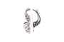 Boucles d'oreilles en or blanc 18 carats serties de zirconiums 58 Facettes B893