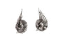 Boucles d'oreilles années 70 en or blanc et diamants 58 Facettes 23898