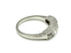 54 Jarretière - Bague en or blanc et diamants 58 Facettes VINTAGE BG