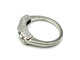 54 Jarretière - Bague en or blanc et diamants 58 Facettes VINTAGE BG