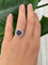 51 Bague en or blanc avec alexandrite ALGT 3,32 ct et diamants 58 Facettes ring