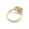 Bague 54 Bague cœur en or jaune 18 carats et diamants 58 Facettes BVP-BAG-0102