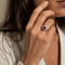 54 Bague en or blanc et or jaune, rubis et diamants 58 Facettes 1.0002290/6