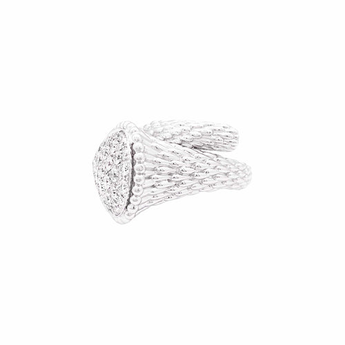 Bague 50 Boucheron Serpent Bohème - Bague motif L en or blanc et diamants 58 Facettes 35956