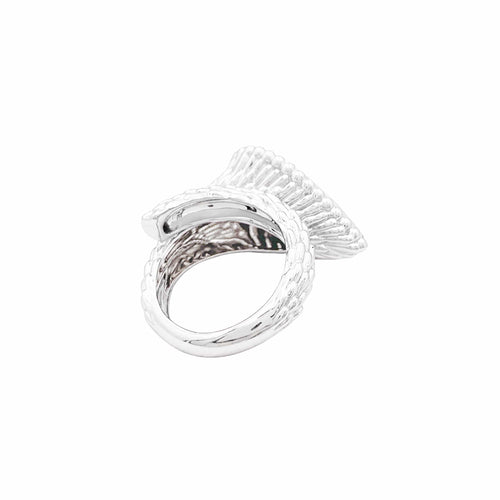 Bague 50 Boucheron Serpent Bohème - Bague motif L en or blanc et diamants 58 Facettes 35956