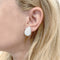 Boucles d'oreilles Boucheron Serpent Bohème - Boucles d'oreilles motif L en or blanc et diamants 58 Facettes 35957