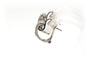 Boucles d'oreilles contemporaines en or blanc et diamants 58 Facettes 18806