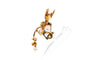 Art Nouveau - Broche en or jaune 18 carats et perles 58 Facettes B266