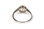 53 Solitaire Art déco - Bague en or blanc et diamant 58 Facettes 21604