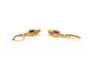Boucles d'oreilles 1970 en or jaune 18 carats et saphirs 58 Facettes 22471