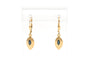 Boucles d'oreilles 1970 en or jaune 18 carats et saphirs 58 Facettes 22471