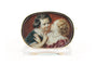 Napoléon III - Broche en or jaune, nacre et miniature 58 Facettes 23091
