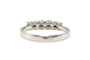 61 Bague contemporaine en or blanc et diamants 58 Facettes 22734