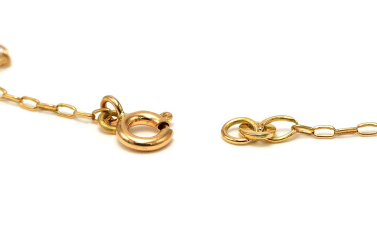 Art Déco - Collier en or jaune, perle et diamants 58 Facettes 22777