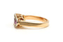 56 Art Déco - Bague en or jaune, rubis et diamants 58 Facettes 22751