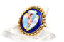 Napoléon III - Broche en or jaune 18 carats et émail 58 Facettes B751