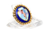 Napoléon III - Broche en or jaune 18 carats et émail 58 Facettes B751