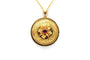 Art Nouveau - Pendentif en or jaune 18 carats et rubis 58 Facettes 23384