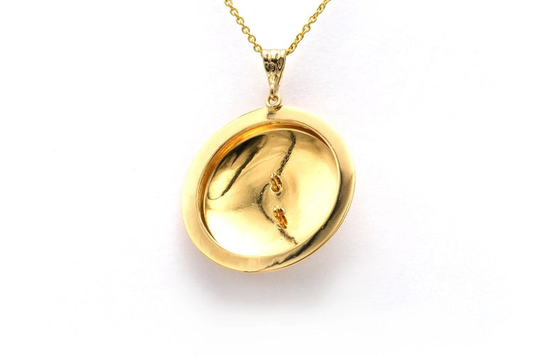 Art Nouveau - Pendentif en or jaune 18 carats et rubis 58 Facettes 23384