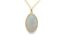 Pendentif contemporain en or jaune 18 carats et nacre 58 Facettes B812